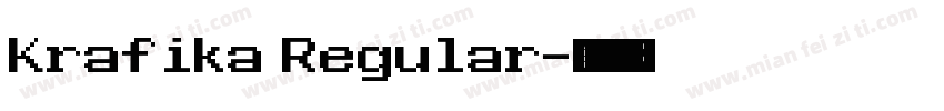 Krafika Regular字体转换